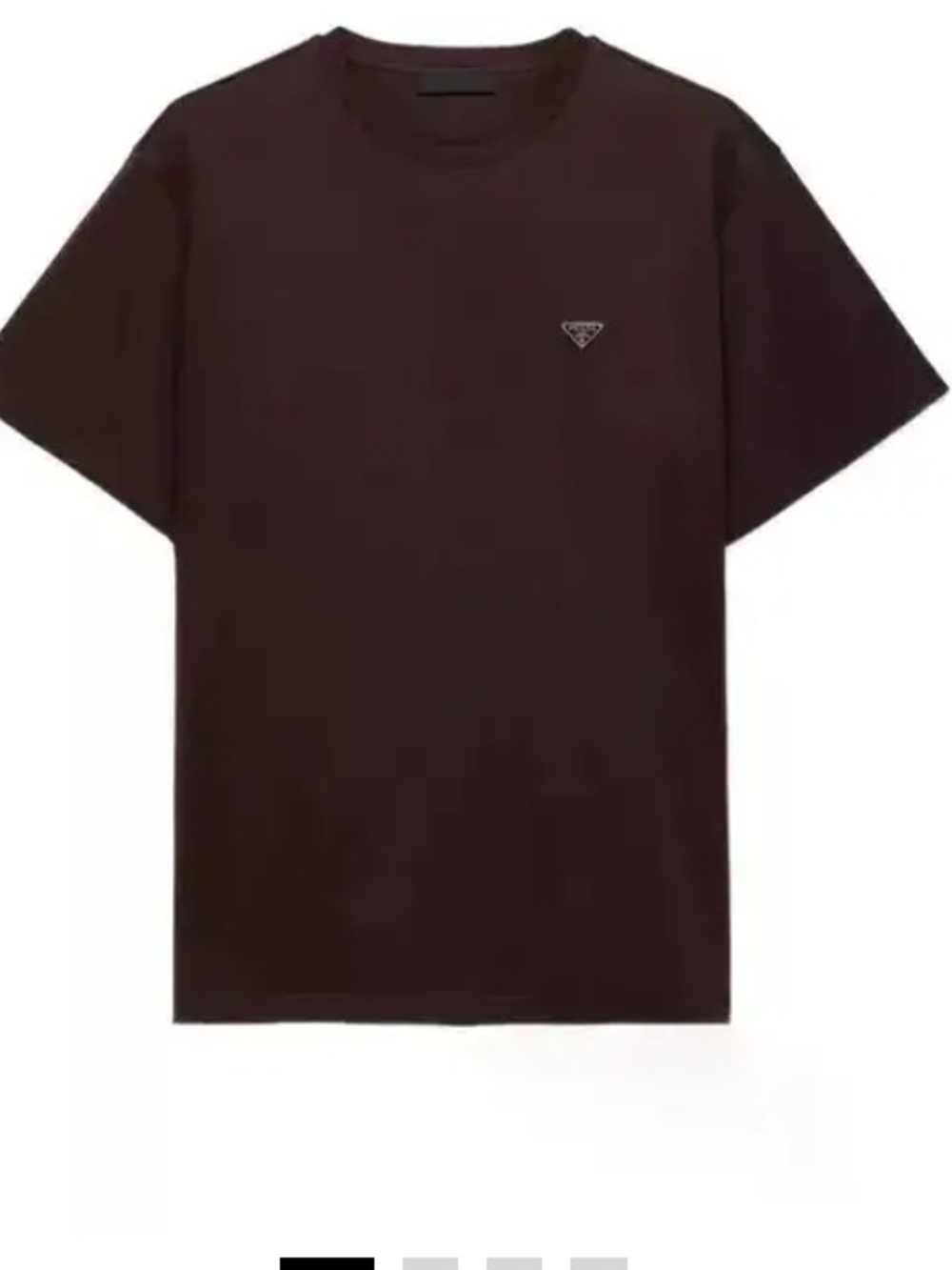 Prada Logo Plaque T-Shirt